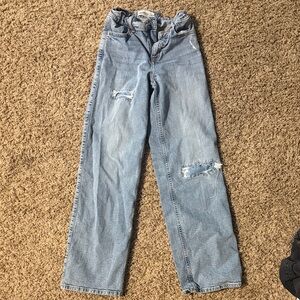 Abercrombie Kids Light Blue Straight Leg Jeans